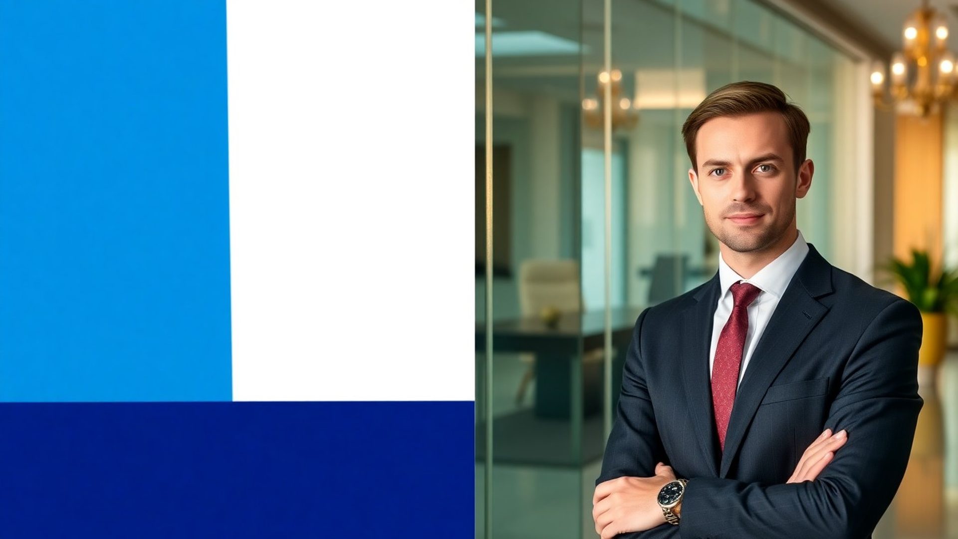 Konzultant Horák & Svoboda v moderní kanceláři ve Zlíně